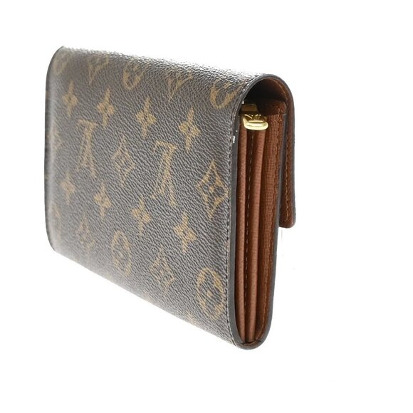 LOUIS VUITTON Porte Monnaie Credit Bifold Wallet Monogram Leather M61725 65EF219 - Picture 4 of 16
